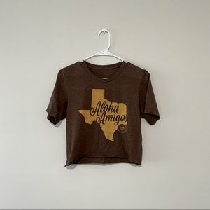 ❤️ Aloha Amigos Texas Surf Shop Crop Top
